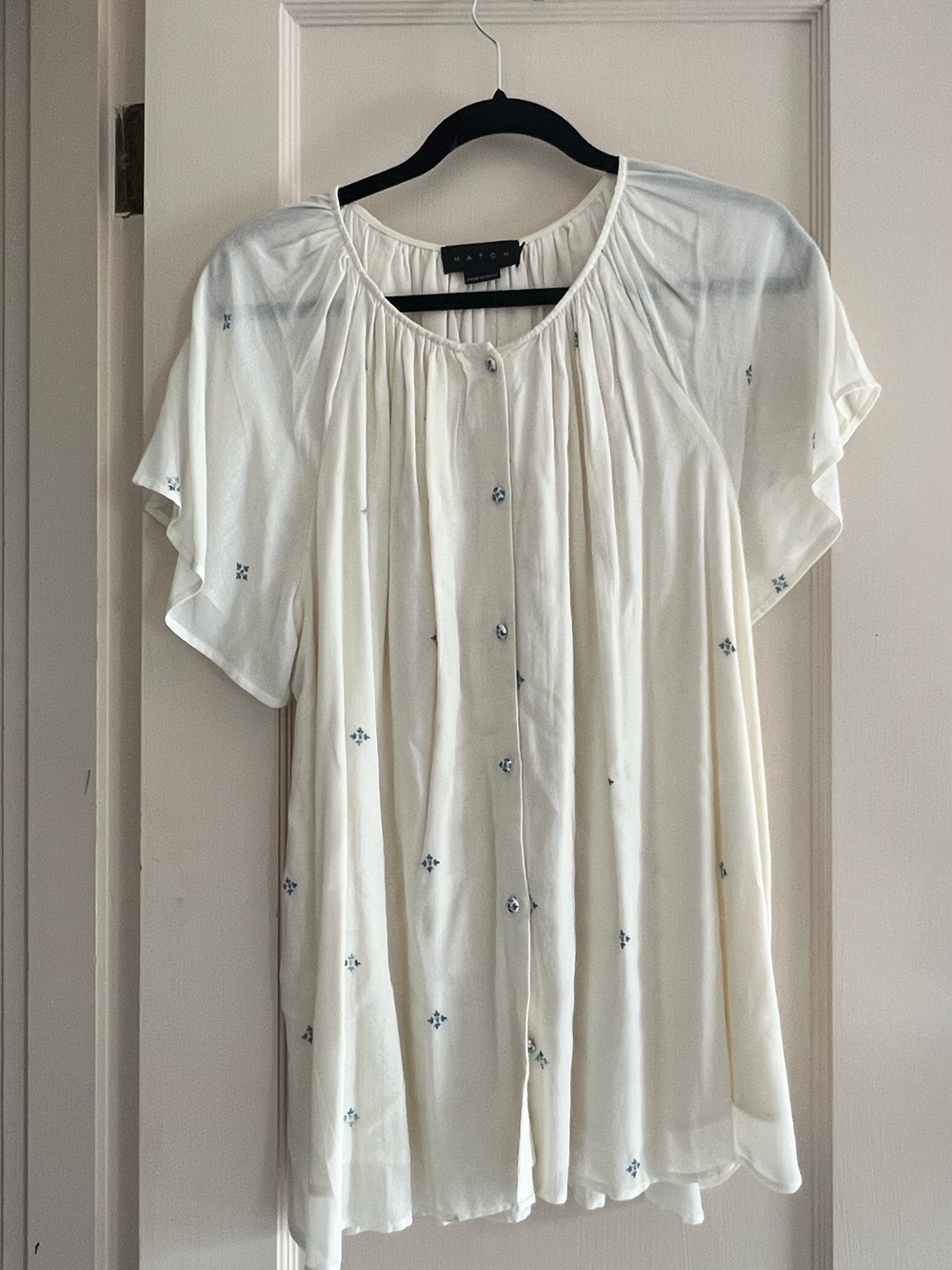 Hatch cottage core button down blouse